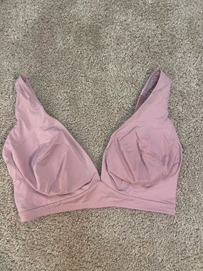 Wireless Everyday Bra in Dusty Mauve - Light Support